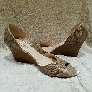 Talbots wedge sandles